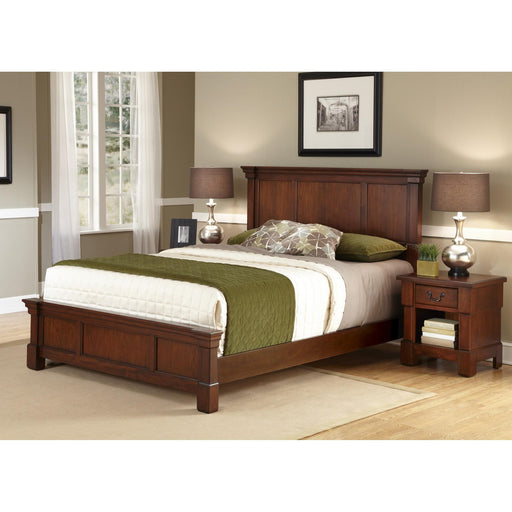 Homestyles Furniture Aspen 5520-5019 4 pc Queen Bedroom Set IMAGE 1