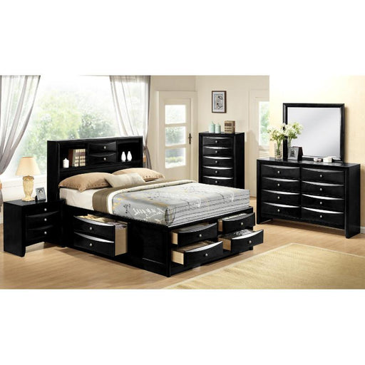 Crown Mark Emily King Bed with Storage B4285-K-HBFB/B4285-K-RAIL/B4285-K-DRW-L/B4285-K-DRW-R IMAGE 1