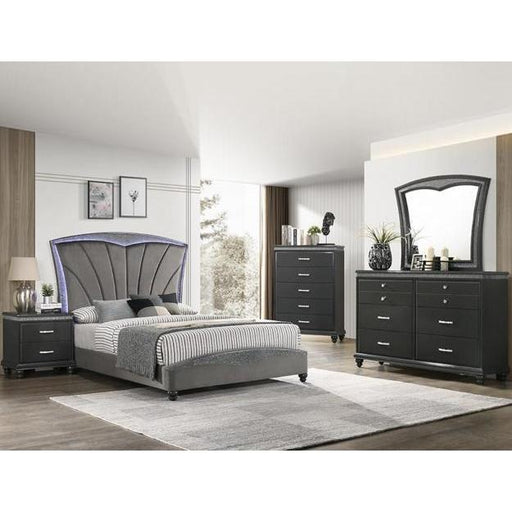 Crown Mark Frampton B4790 6 pc Queen Platform Bedroom Set IMAGE 1