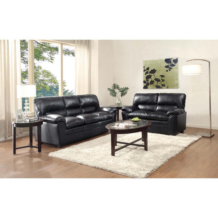 Homelegance Talon Stationary Bonded Leather Sofa 8511BK-3 IMAGE 4