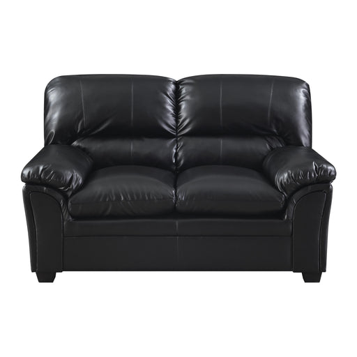 Homelegance Talon Stationary Bonded Leather Loveseat 8511BK-2 IMAGE 1