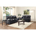 Homelegance Talon Stationary Bonded Leather Loveseat 8511BK-2 IMAGE 4