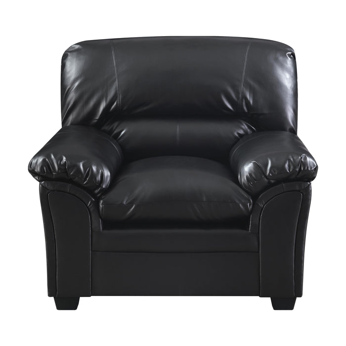 Homelegance Talon Stationary Bonded Leather Chair 8511BK-1 IMAGE 1