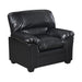 Homelegance Talon Stationary Bonded Leather Chair 8511BK-1 IMAGE 2