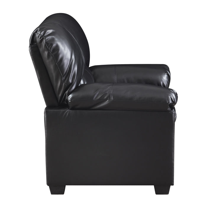 Homelegance Talon Stationary Bonded Leather Chair 8511BK-1 IMAGE 3