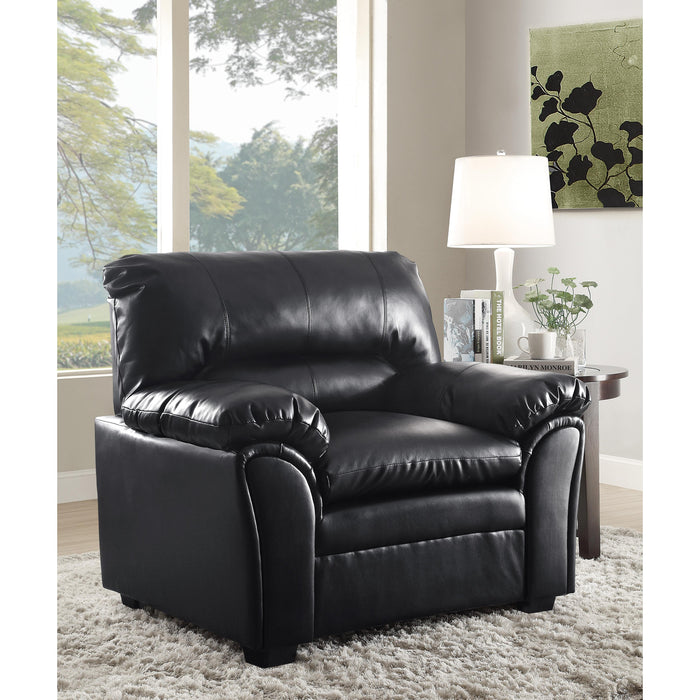 Homelegance Talon Stationary Bonded Leather Chair 8511BK-1 IMAGE 5