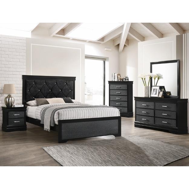 Crown Mark Amalia B6918 7 pc Full Panel Bedroom Set IMAGE 1