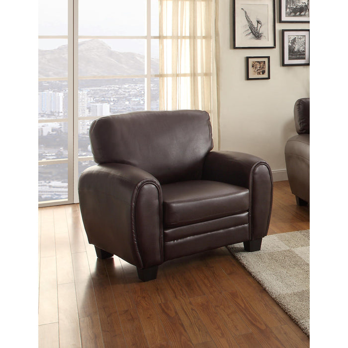 Homelegance Rubin Stationary Leather Match Chair 9734DB-1 IMAGE 6