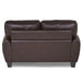 Homelegance Rubin Stationary Leather Match Loveseat 9734DB-2 IMAGE 3