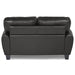 Homelegance Rubin Stationary Leather Match Loveseat 9734BK-2 IMAGE 3