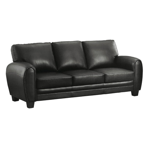 Homelegance Rubin Stationary Leather Match Sofa 9734BK-3 IMAGE 2