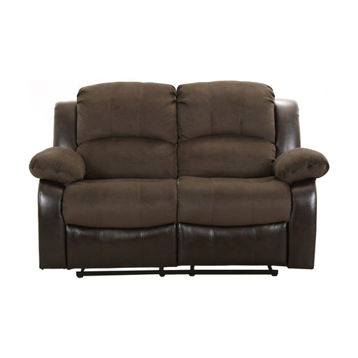 Homelegance Cranley Manual Reclining Fabric Loveseat 9700FCP-2 IMAGE 1