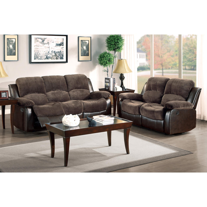 Homelegance Cranley Manual Reclining Fabric Loveseat 9700FCP-2 IMAGE 5