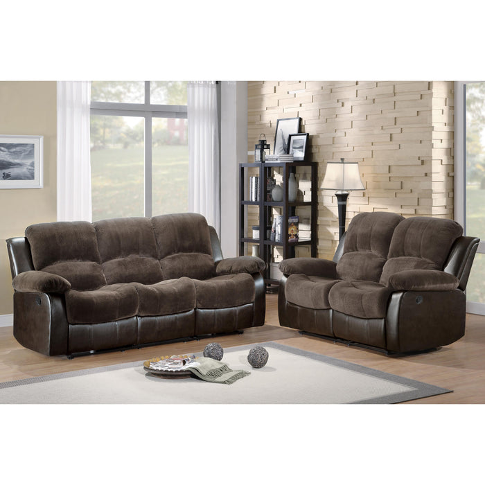 Homelegance Cranley Reclining Fabric Sofa 9700FCP-3 IMAGE 6