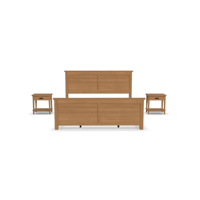 Homestyles Furniture Oak Park 5910-6015O 5 pc King Panel Bedroom Set IMAGE 1