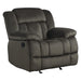 Homelegance Laurelton Glider Fabric Recliner 9636-1 IMAGE 2