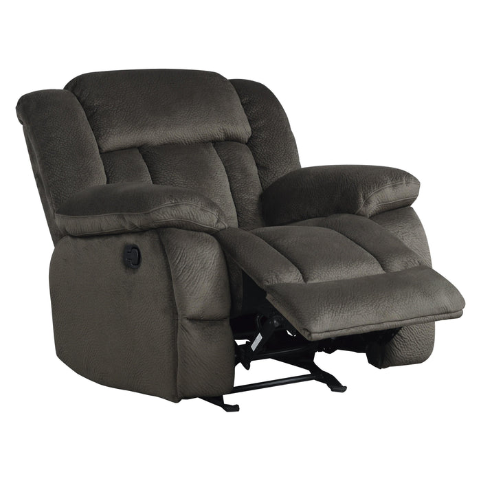 Homelegance Laurelton Glider Fabric Recliner 9636-1 IMAGE 4