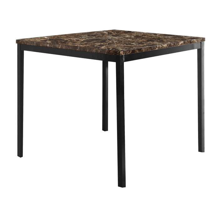 Homelegance Square Tempe Counter Height Dining Table with Faux Marble Top 2601-36 IMAGE 2