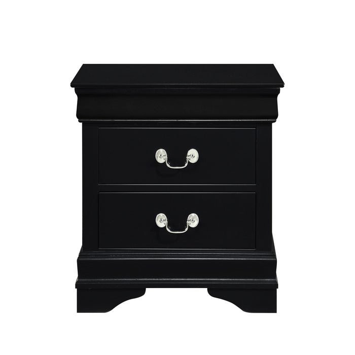 Homelegance Mayville 2-Drawer Nightstand 2147BK-4 IMAGE 1