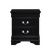 Homelegance Mayville 2-Drawer Nightstand 2147BK-4 IMAGE 1