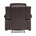 Homelegance Cranley Leather Match Recliner 9700BRW-1 IMAGE 4