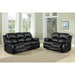 Homelegance Cranley Reclining Leather Match Sofa 9700BLK-3 IMAGE 9