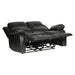 Homelegance Cranley Power Reclining Leather Match Loveseat 9700BLK-2 IMAGE 6