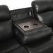 Homelegance Marille Reclining Fabric Sofa 9724BLK-3 IMAGE 5