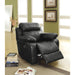 Homelegance Marille Glider Fabric Recliner 9724BLK-1 IMAGE 7