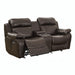 Homelegance Marille Reclining Leather Match Loveseat 9724BRW-2 IMAGE 4