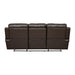 Homelegance Marille Reclining Leather Match Sofa 9724BRW-3 IMAGE 3