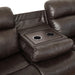 Homelegance Marille Reclining Leather Match Sofa 9724BRW-3 IMAGE 7