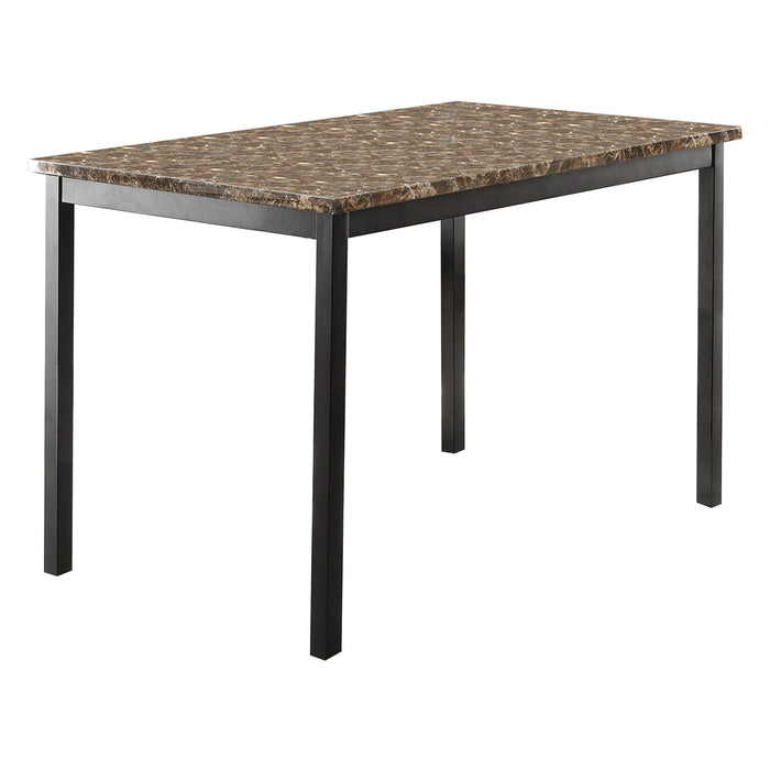 Homelegance Flannery Dining Table with Faux Marble Top 5038-48 IMAGE 1