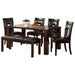 Homelegance Lee Dining Table 2528-64/2528-64G/2528-64L IMAGE 1