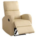 Homelegance Mendon Leather look Recliner 8404TP-1 IMAGE 1