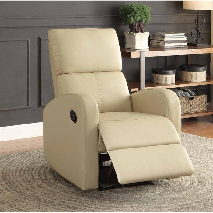 Homelegance Mendon Leather look Recliner 8404TP-1 IMAGE 2