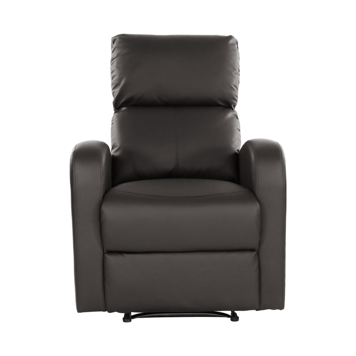 Homelegance Mendon Leather look Recliner 8404DB-1 IMAGE 1