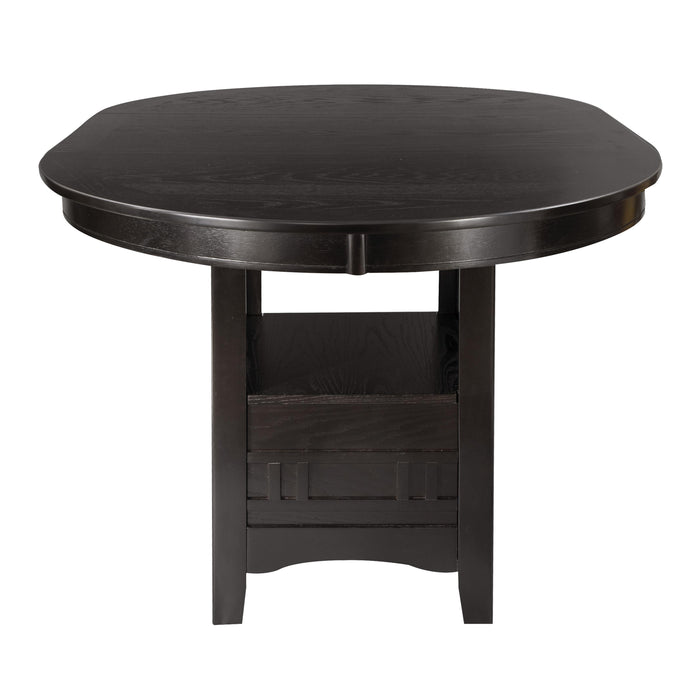 Homelegance Oval Junipero Counter Height Dining Table with Pedestal Base 2423-36 IMAGE 4