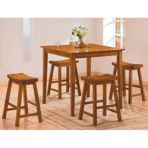 Homelegance Saddleback 5 pc Counter Height Dinette 5302A IMAGE 2