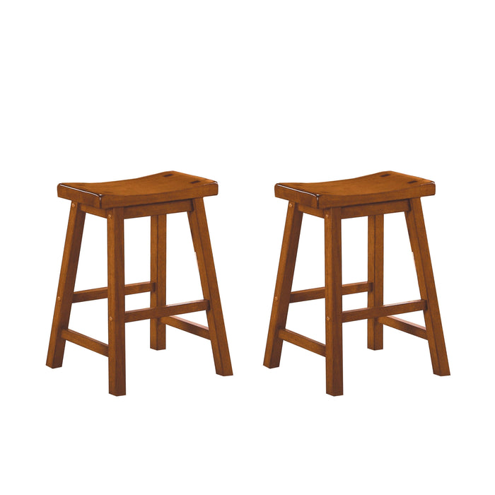 Homelegance Saddleback Counter Height Stool 5302A-24 IMAGE 1