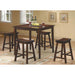 Homelegance Saddleback 5 pc Counter Height Dinette 5302C IMAGE 2