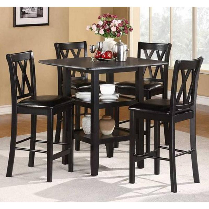 Homelegance Norman 5 pc Counter Height Dinette 2514BK-36 IMAGE 1