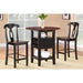 Homelegance Atwood 3 pc Counter Height Dinette 2505BK-36 IMAGE 1