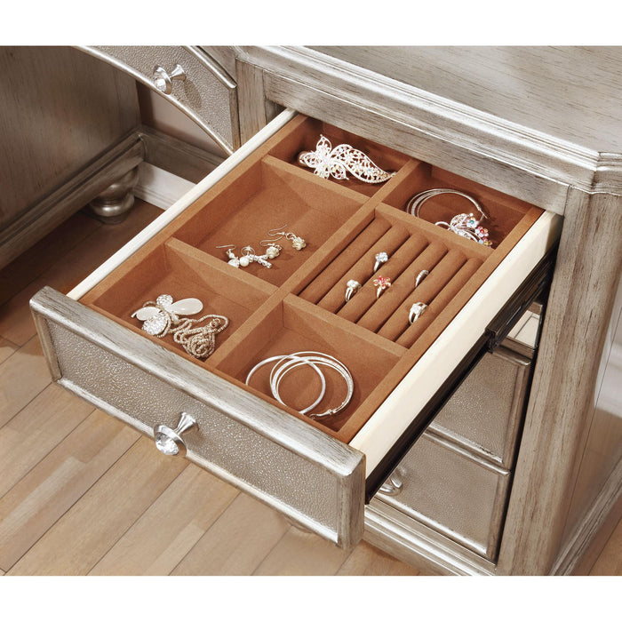 Coaster Furniture Bling Game 7-Drawer Vanity Table 204187 IMAGE 2