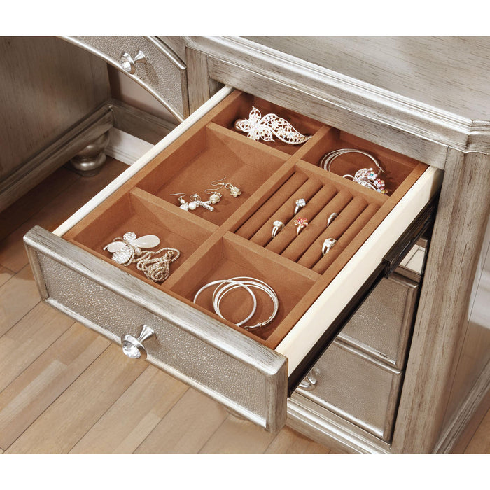 Coaster Furniture Bling Game 7-Drawer Vanity Table 204187 IMAGE 4