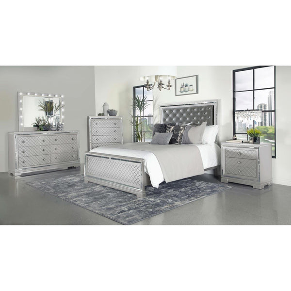 Coaster Furniture Eleanor 223461KW-S5 7 pc California King Upholstered Bedroom Set IMAGE 1