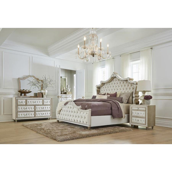 Coaster Furniture Antonella 223521KW-S5 7 pc California King Panel Bedroom Set IMAGE 1