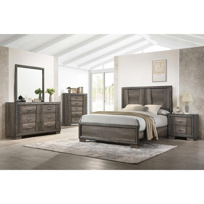 Coaster Furniture Janine 223551KE-S5 7 pc King Panel Bedroom Set IMAGE 1