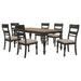 Coaster Furniture Bridget 108221-S7 7 pc Dining Set IMAGE 2