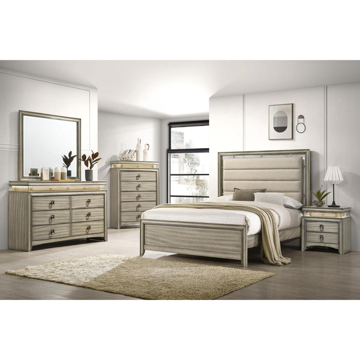 Coaster Furniture Giselle 224391KW-S5 7 pc California King Panel Bedroom Set IMAGE 1